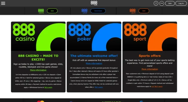 888 Casino Promotions