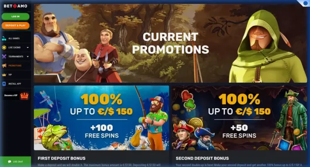 Betamo Casino Promotions