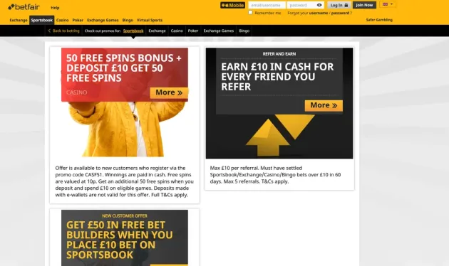 Betfair Promotions