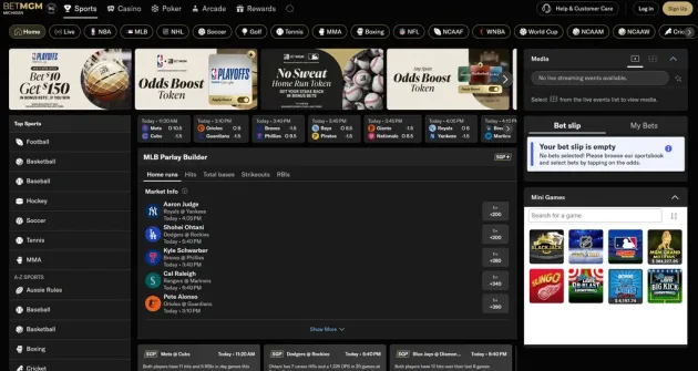 BetMGM Homepage
