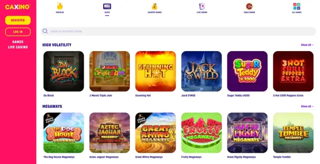 Caxino Casino Games