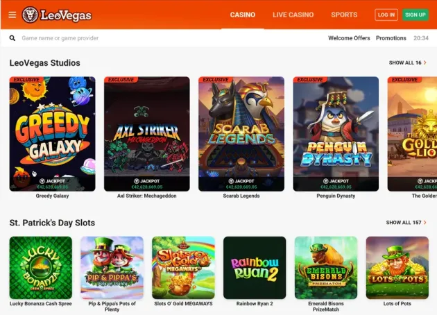 LeoVegas Games