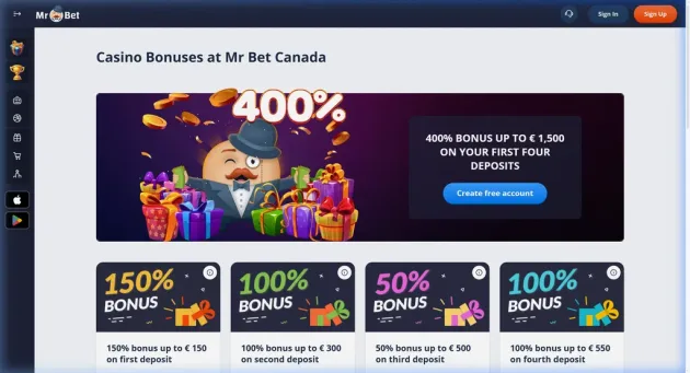 Mr Bet Casino Promotions