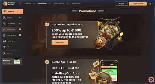National Casino promotions