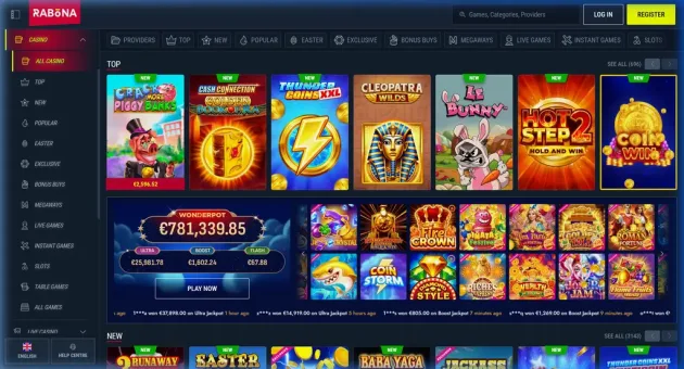 Rabona Casino Games
