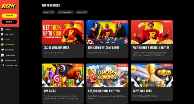 Rizk Casino Promotions