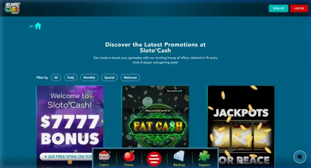 SlotoCash Promotions