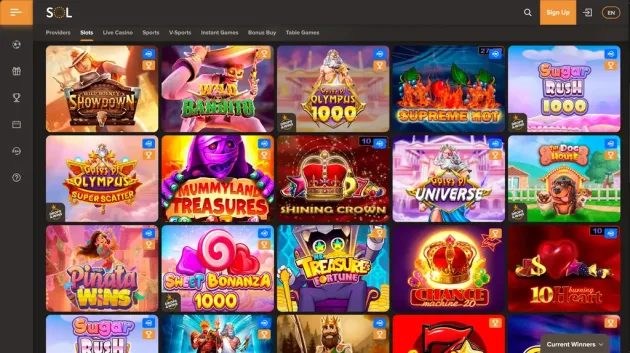 Sol Casino Games