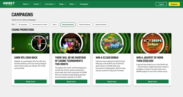 Unibet Promotions