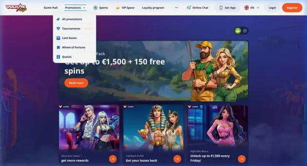 Vulkan Vegas Promotions