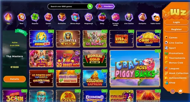 Wazamba Casino Games