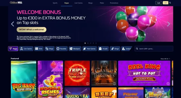 William Hill Casino Games