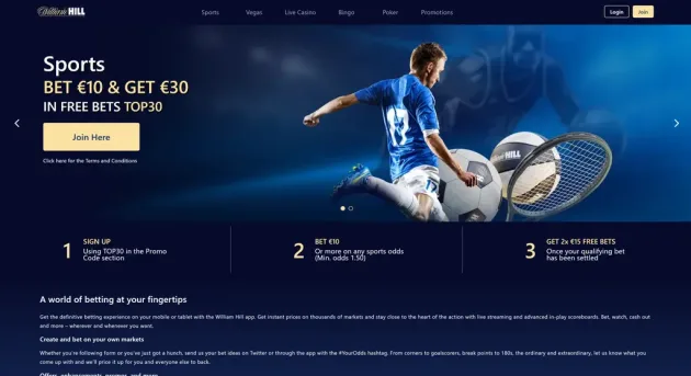 William Hill Homepage
