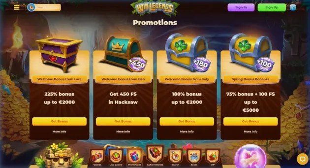 WinLegends Promotions