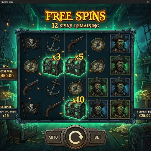 3 Cursed Chests bonus round