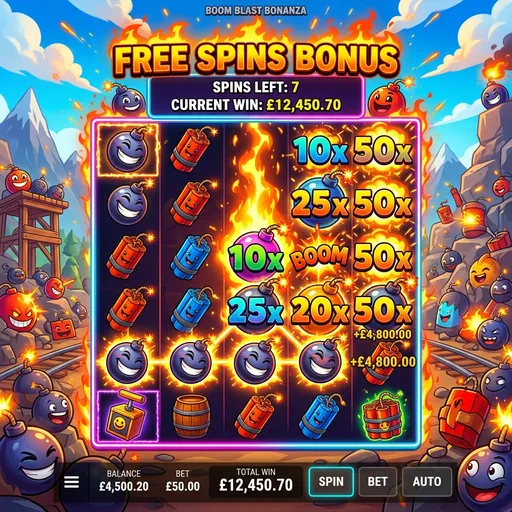 Bouncy Bombs free spins