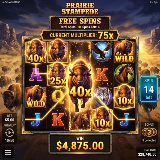 Buffalo Stack n Sync bonus