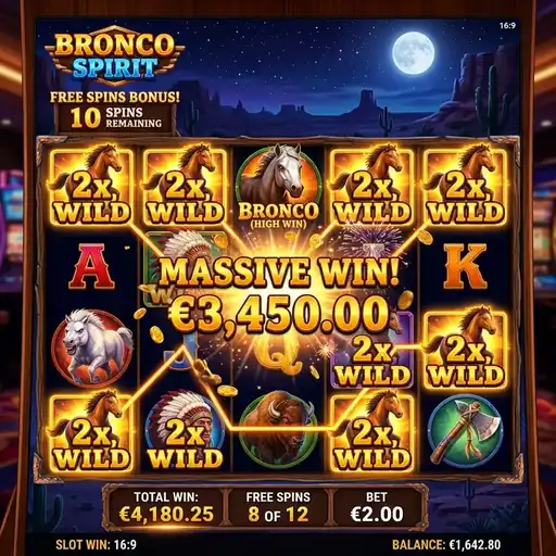 Bronco Spirit free spins with western horse theme