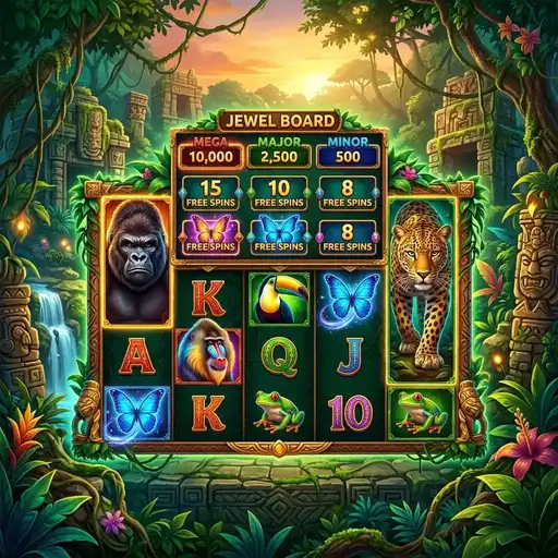 Congo Cash slot with progressive Money Respin multiplier and African jungle theme