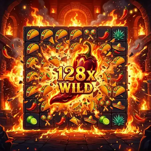 Hot Pepper Money Respin expanding pepper filling reel column multiple money values Mexican food theme