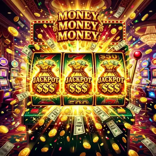 Money Money Money bonus screen with cash prize styling