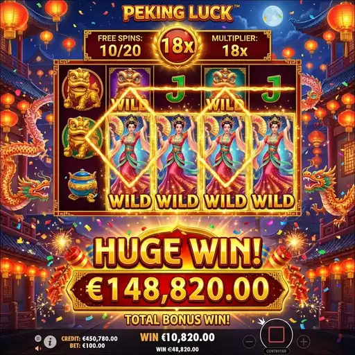 Peking Luck firework bonus selection night sky Forbidden City rockets multiplier reveal imperial