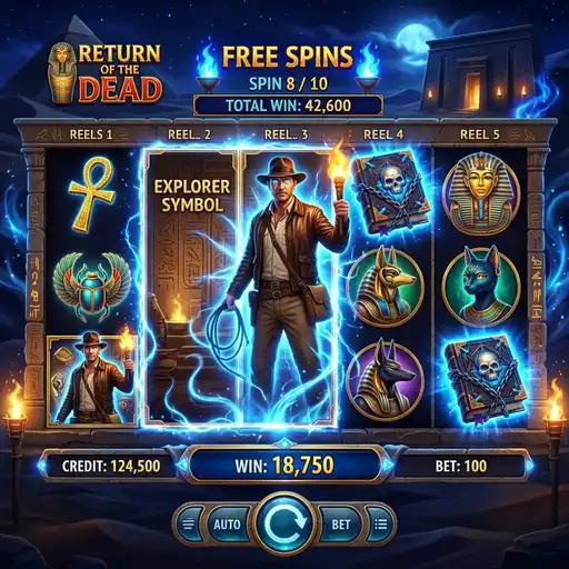 Return of the Dead free spins with expanding Day of the Dead symbols