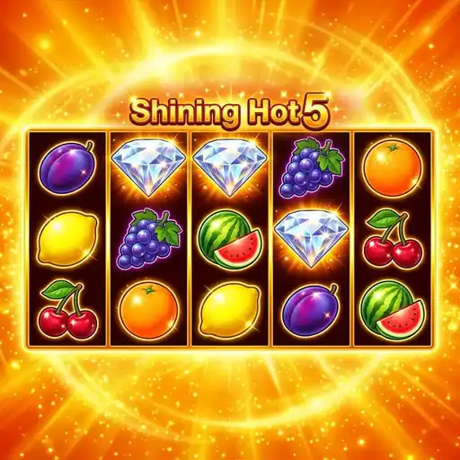Shining Hot 5 slot 5x3 grid 5 paylines medium high volatility shimmer gem theme classic retro