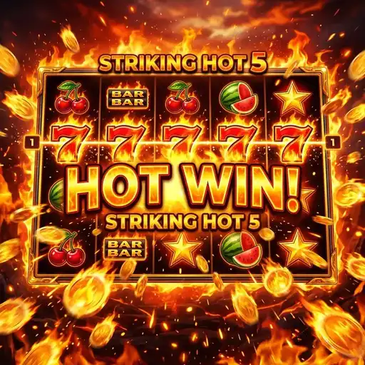 Striking Hot 5 paytable and feature detail screen