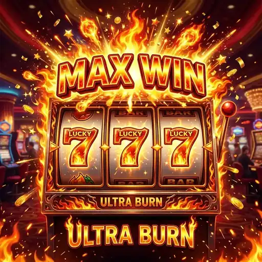 Ultra Burn feature screen with fire theme