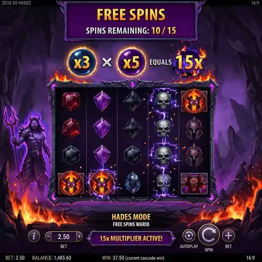 Zeus vs Hades slot Hades dark zone free spins with multiplicative multiplier orbs